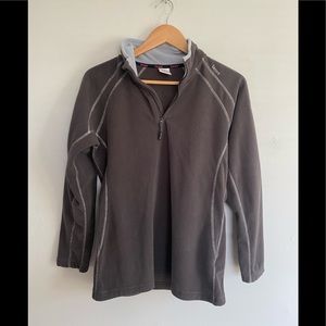 Women’s Large Lecare Brown Charcoal Fleeve New Condition